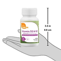 Vitamin D3 & K2 - 60 Capsules (60 Servings)