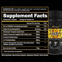 Natural Testosterone Booster - 90 Capsules (30 Servings)
