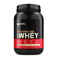 Optimum Nutrition Gold Standard 100% Whey Protein - Vanilla Ice Cream (29 Servings) 2 lbs.