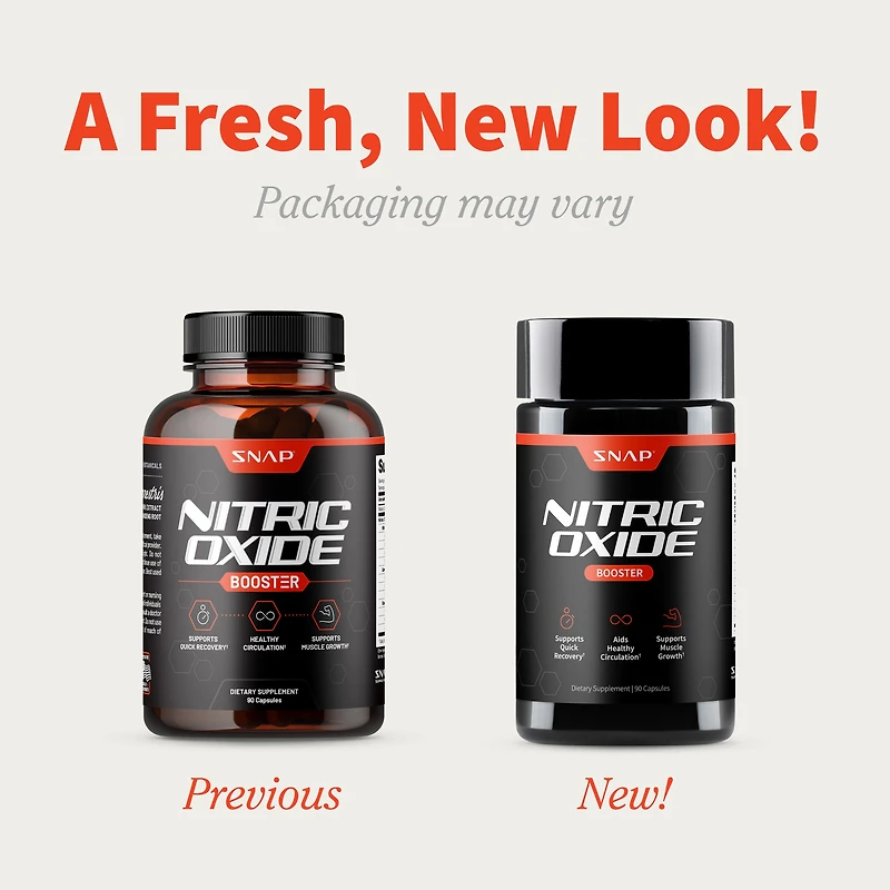 Nitric Oxide Booster - 90 Capsules (90 Servings)