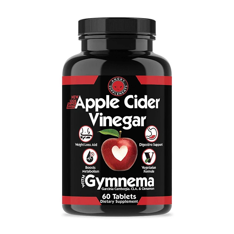 Apple Cider Vinegar with Gymnema - 60 Tablets (30 Servings)