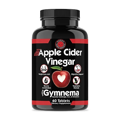 Apple Cider Vinegar with Gymnema - 60 Tablets (30 Servings)