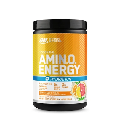 Optimum Nutrition Essential Amin.o. Energy + Hydration - Sun-Kissed Citrus (30 Servings)