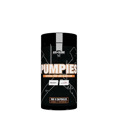Axe & Sledge Supplements Pumpies Extreme Pump and Blood Flow - 100 Capsules (20 Servings)