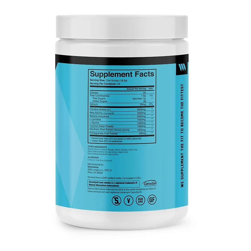 Advanced Pre-Workout Formula - Mango Lemonade (25 Servings)