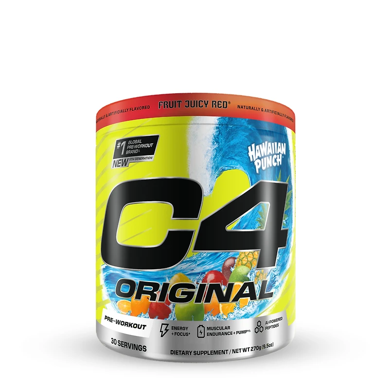 Cellucor C4 Original Pre-Workout - Hawaiian Punch (30 Servings)