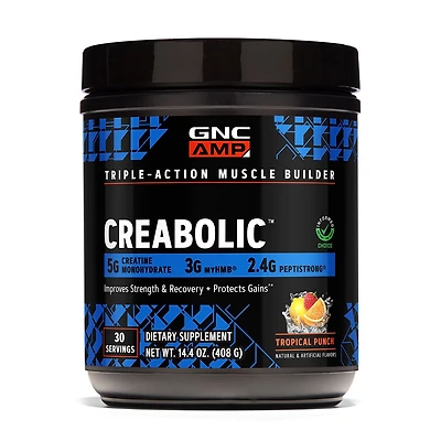 GNC AMP Creabolic - Tropical Punch (30 Servings)