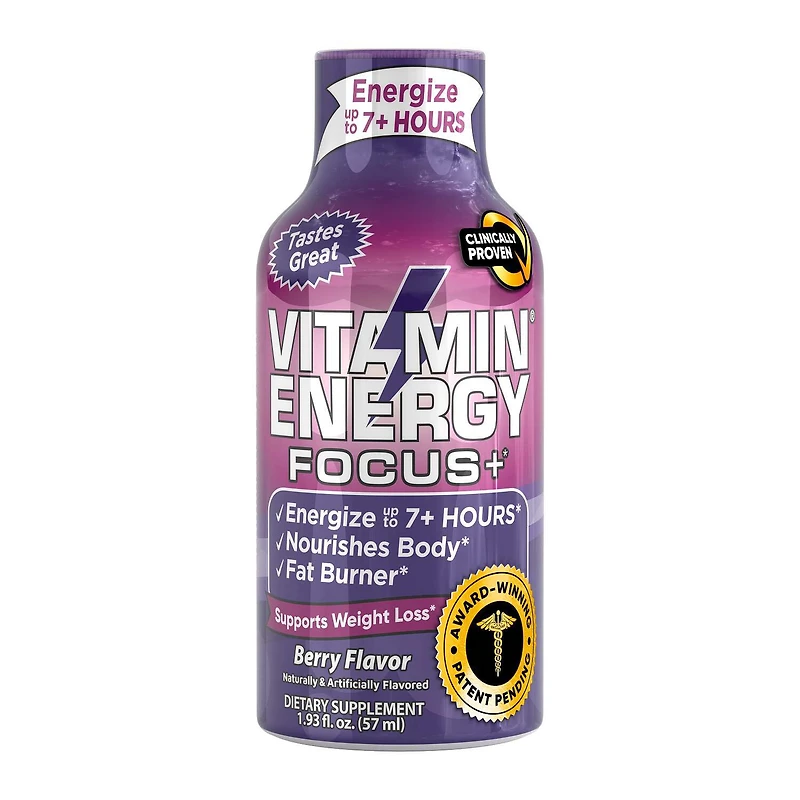 Focus + Energy with Benefits - Berry - 1.93 oz. (12 Bottles)