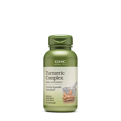 GNC Herbal Plus Turmeric Complex - 100 Capsules (100 Servings)