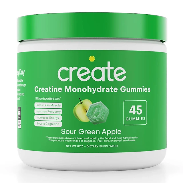 Creatine Monohydrate Gummies - Blue Raspberry 45 (15 Servings)