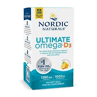 Ultimate Omega® D3 - Lemon - 30 Softgels (30 Servings)