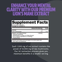 Lion's Mane - 60 Capsules (30 Servings)