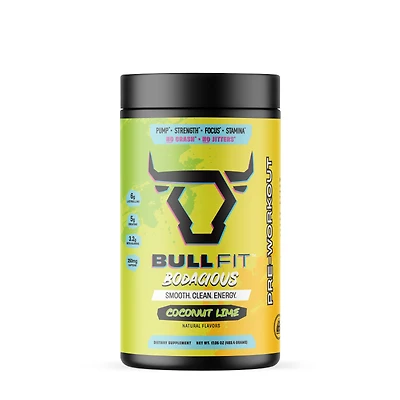 Bullfit Bodacious Pre-Workout - Coconut Lime (20 Servings)