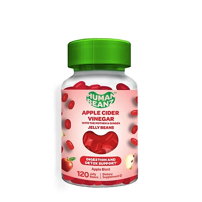 Human Beanz Apple Cider Vinegar Jelly Beans - 120 (30 Servings) Servings