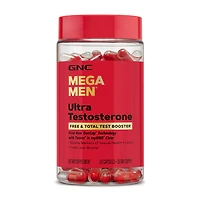 GNC Mega Men Ultra Testosterone Booster - 120 Capsules (30 Servings)