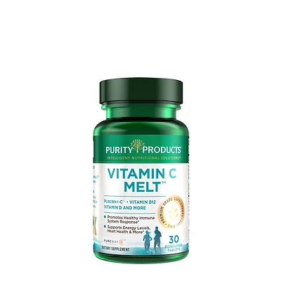 Purity Products Vitamin C Melt Water Pure Healthy - 30 Tablets (30 Servings)