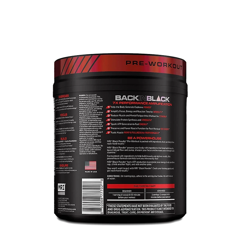 Black Powder Pre-Workout