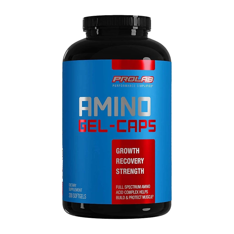 Amino Gel - Caps - 200 Softgels (66 Servings)