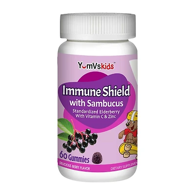 Immune Shield with Sambucus - 60 Gummies (30 Servings)