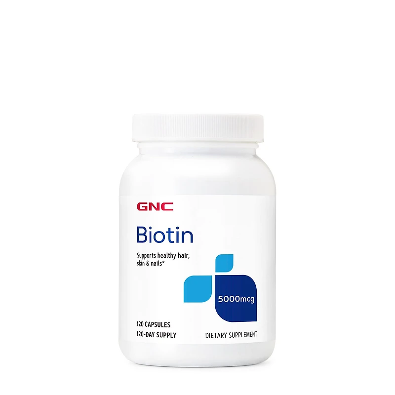 Biotin 5000mcg - 120 Capsules (120 Servings)
