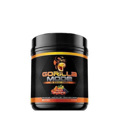 Gorilla Mind Mode Pre-Workout - Fruit Punch (40 Servings)