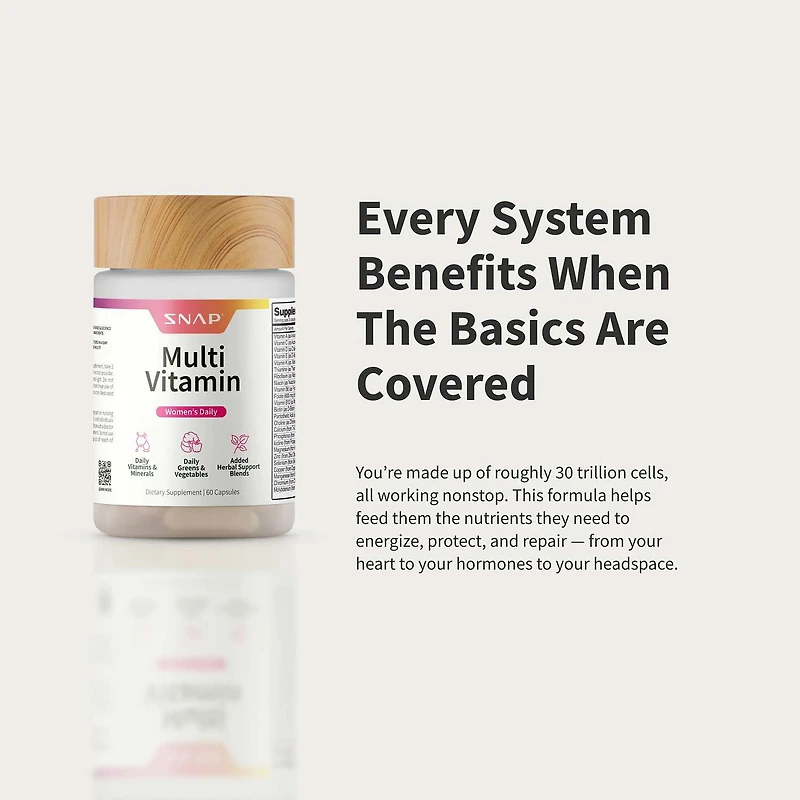 Daily Women's Multi - 60 Capsules (30 Servings)