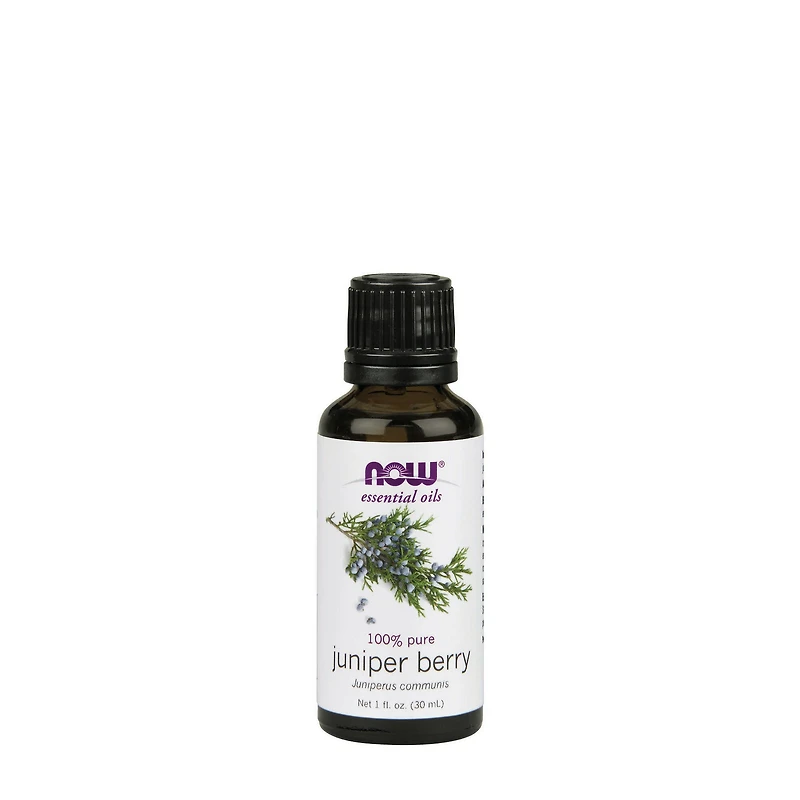 NOW 100% Pure Juniper Berry Oil - 1 Oz. (1 Bottle)