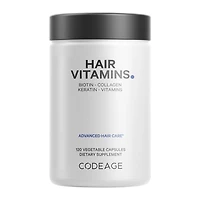 Hair Vitamins - Biotin 10000 mcg - Collagen - Keratin & Multivitamins - 120 Capsules (30 Servings)