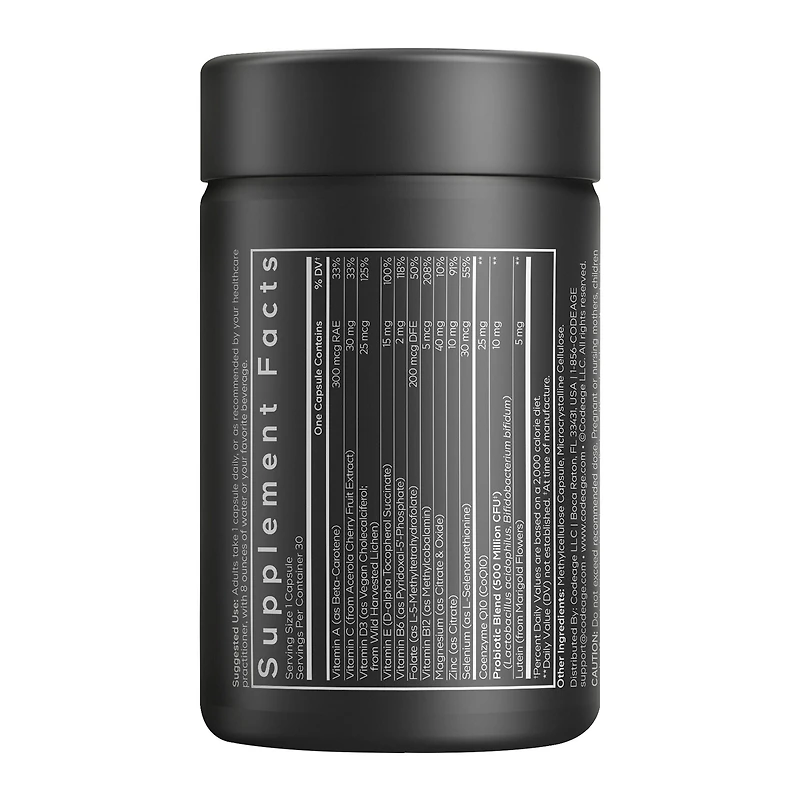 Men's Multivitamin 50+ - 30 Vegetable Capsules (30 Servings)