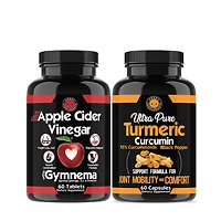 Angry Supplements Apple Cider Vinegar + Turmeric - 2 Pack