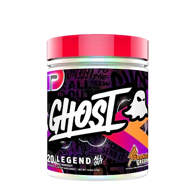 GHOST Legend All Out Pre-Workout Vegan - Orange Cream (20 Servings)