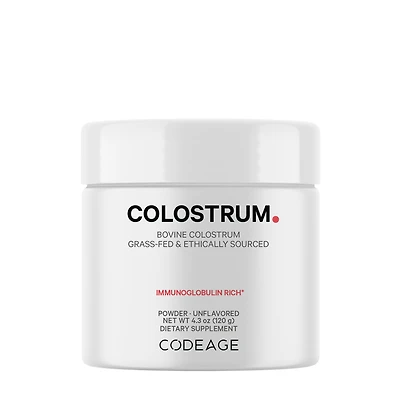 Bovine Colostrum Powder - Unflavored - 4.3 oz. (120 Servings)