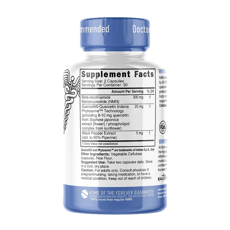 NMN+ 300mg - 60 Capsules (30 Servings)