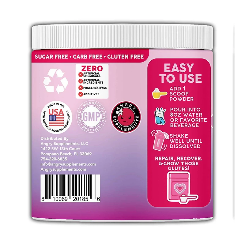 Better Booty 100% Creatine Monohydrate - Unflavored - (60 Servings)