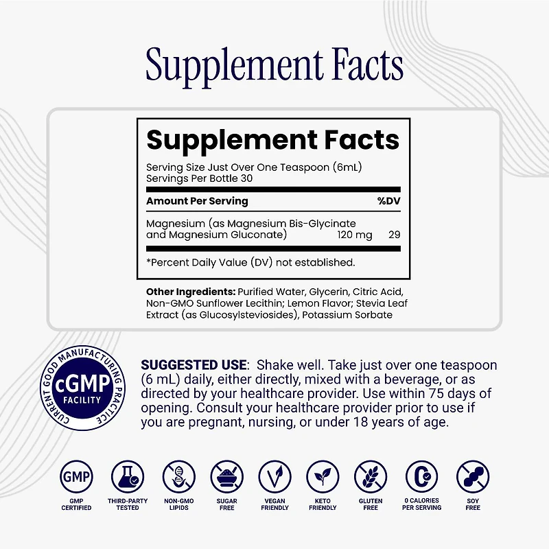 Liposomal Magnesium - 6 fl oz. (30 Servings)