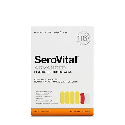 SeroVital Serovital Advanced Anti-Aging Therapy - 120 Capsules + 60 Tablets (90 Servings)