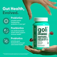 Pre+Post+ Probiotics Gummies - 60 Gummies (20 Servings)