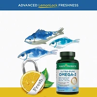 Ultra - Pure Omega - 3 - 60 Softgels (30 Servings)