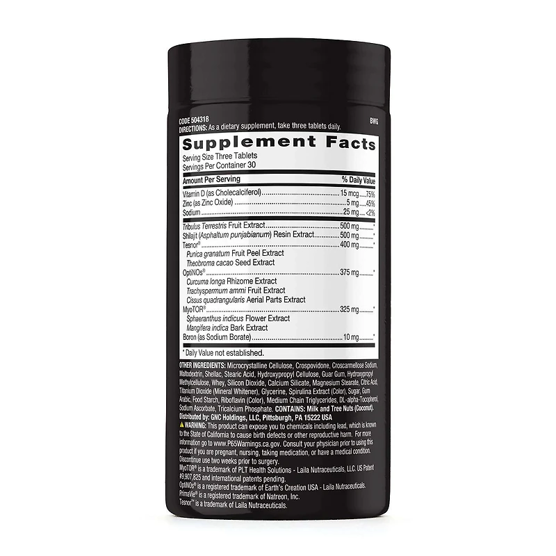DTF Dynamic Testosterone Formula - 90 Tablets (30 Servings)