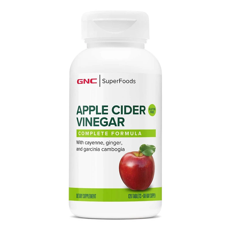 Apple Cider Vinegar - 120 Tablets (60 Servings)