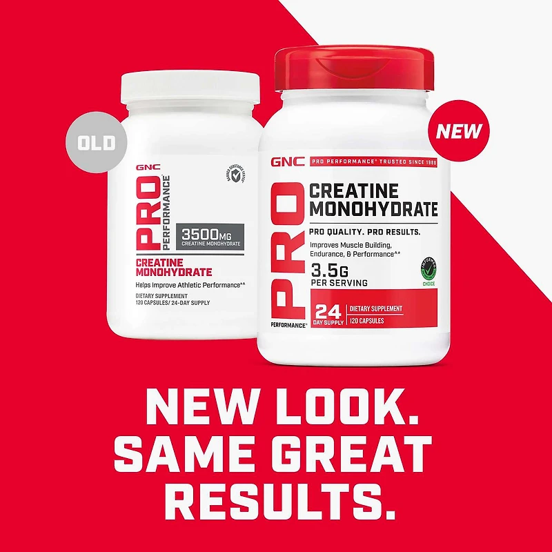 Creatine Monohydrate 3500mg - 120 Capsules (24 Servings)