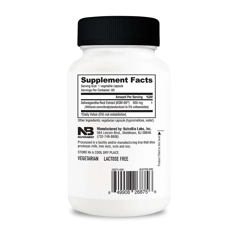 KSM-66 Ashwagandha - 60 Capsules (60 Servings)