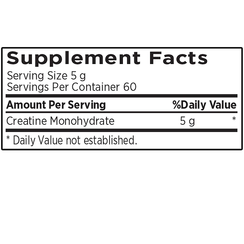 Creatine Monohydrate - Ergogenic - 5G (60 Servings)