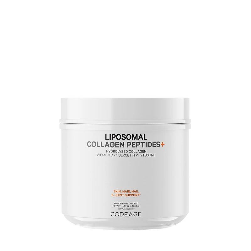 Codeage Liposomal Collagen Peptides Vitamin C - Unflavored 14.97 Oz. (30 Servings)