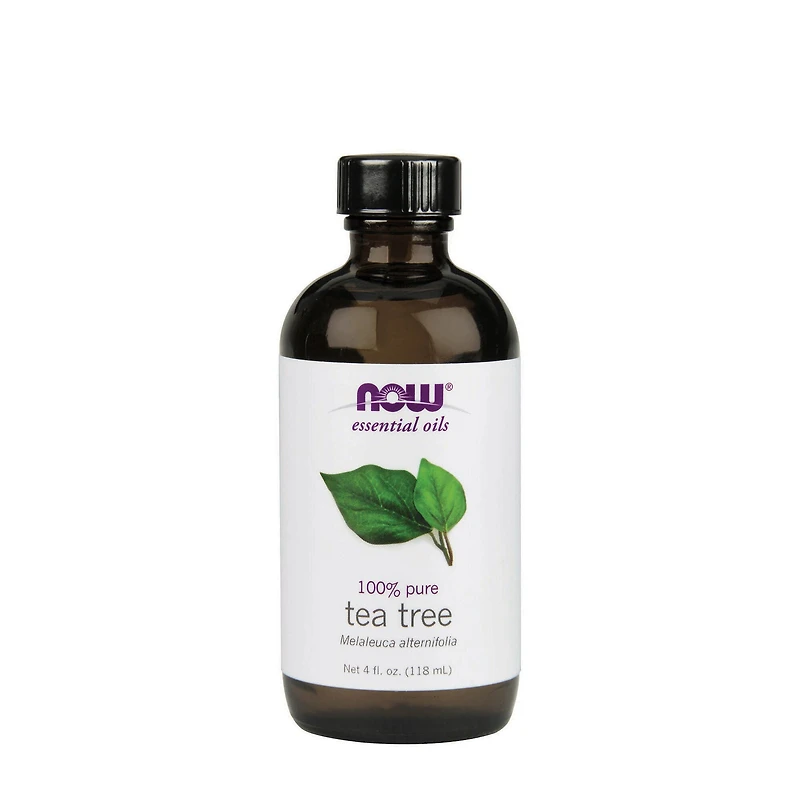 NOW 100% Pure Tea Tree Oil - 4 Oz. (1 Bottle)