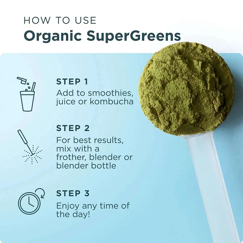 Organic Super Greens (25 Servings)