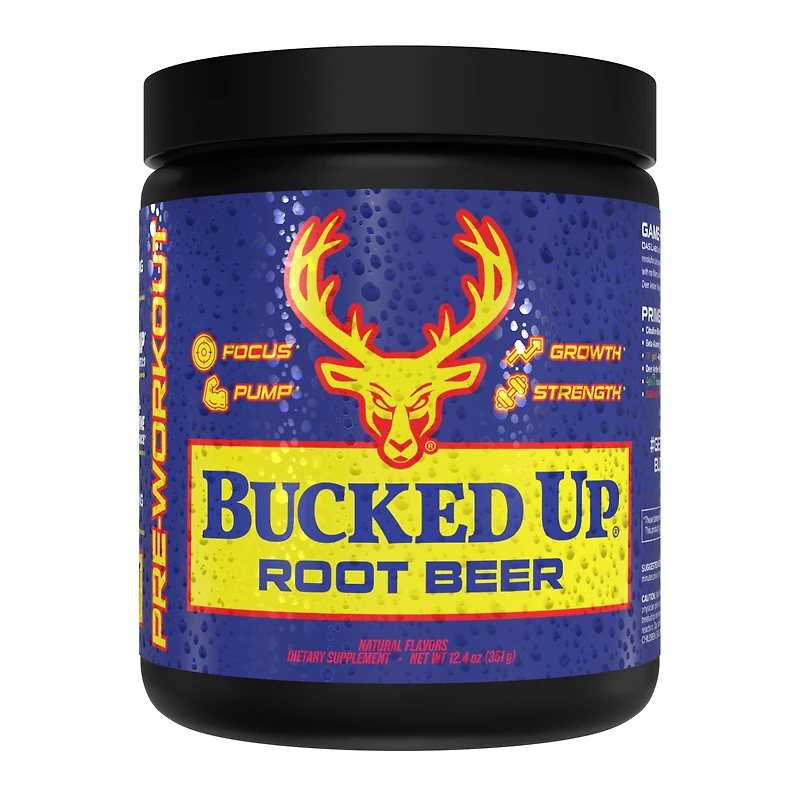 Bucked Up Pre-Workout - Root Beer (30 Servings)