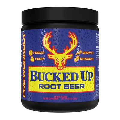 Bucked Up Pre-Workout - Root Beer (30 Servings)