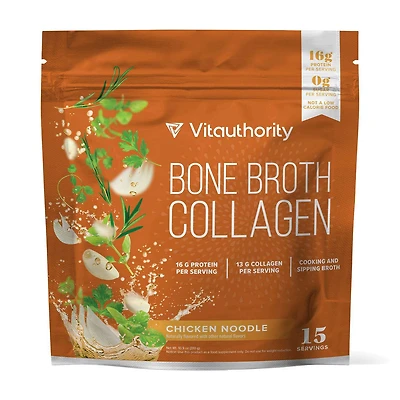 Bone Broth Collagen - Chicken Noodle (15 Servings)