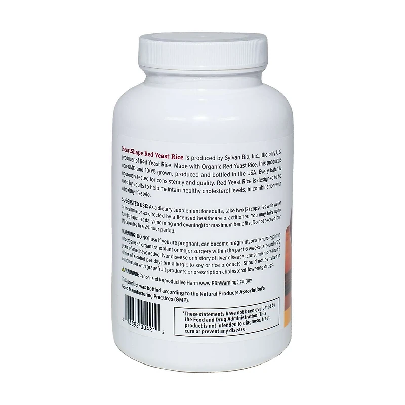Red Yeast Rice - 240 Capsules (120 Servings)